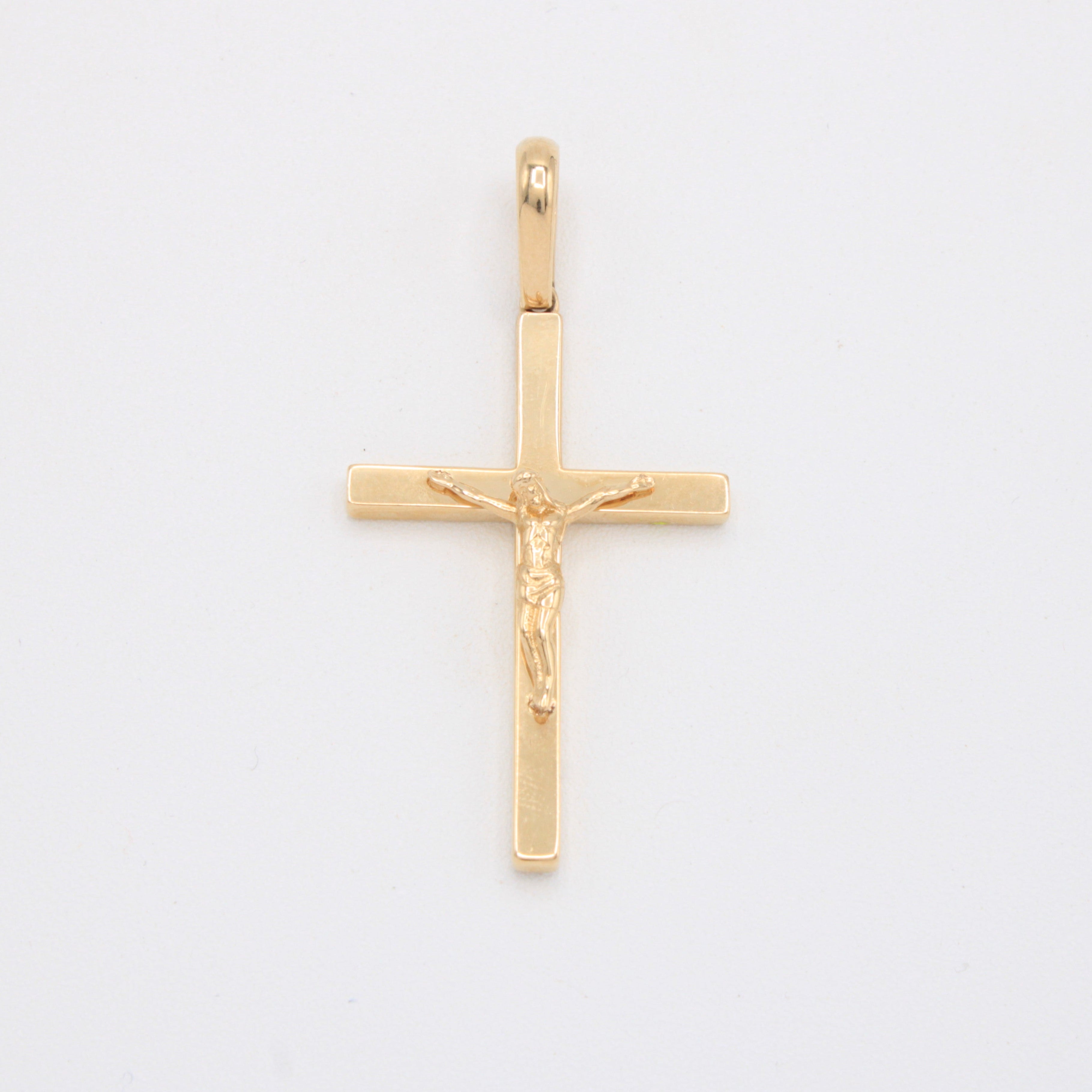 Dije de Oro 14k  Crucifijo Mediano Especial mod. 10905