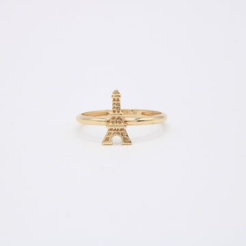 Anillo de Oro 14k Con Diseño de Paris mod.11212