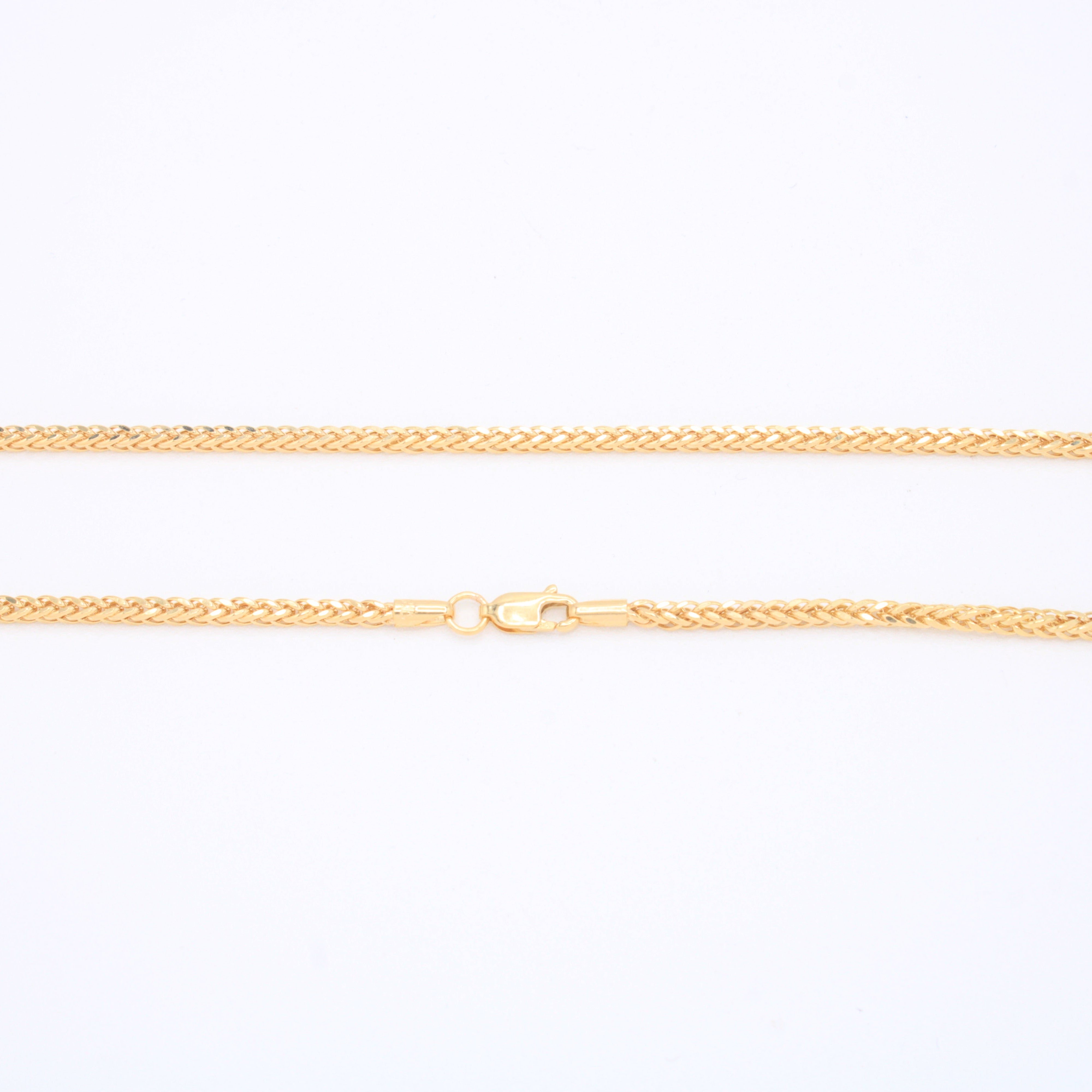 Cadena de 14k de Tejido Espiga Especial gruesa mod. 10920