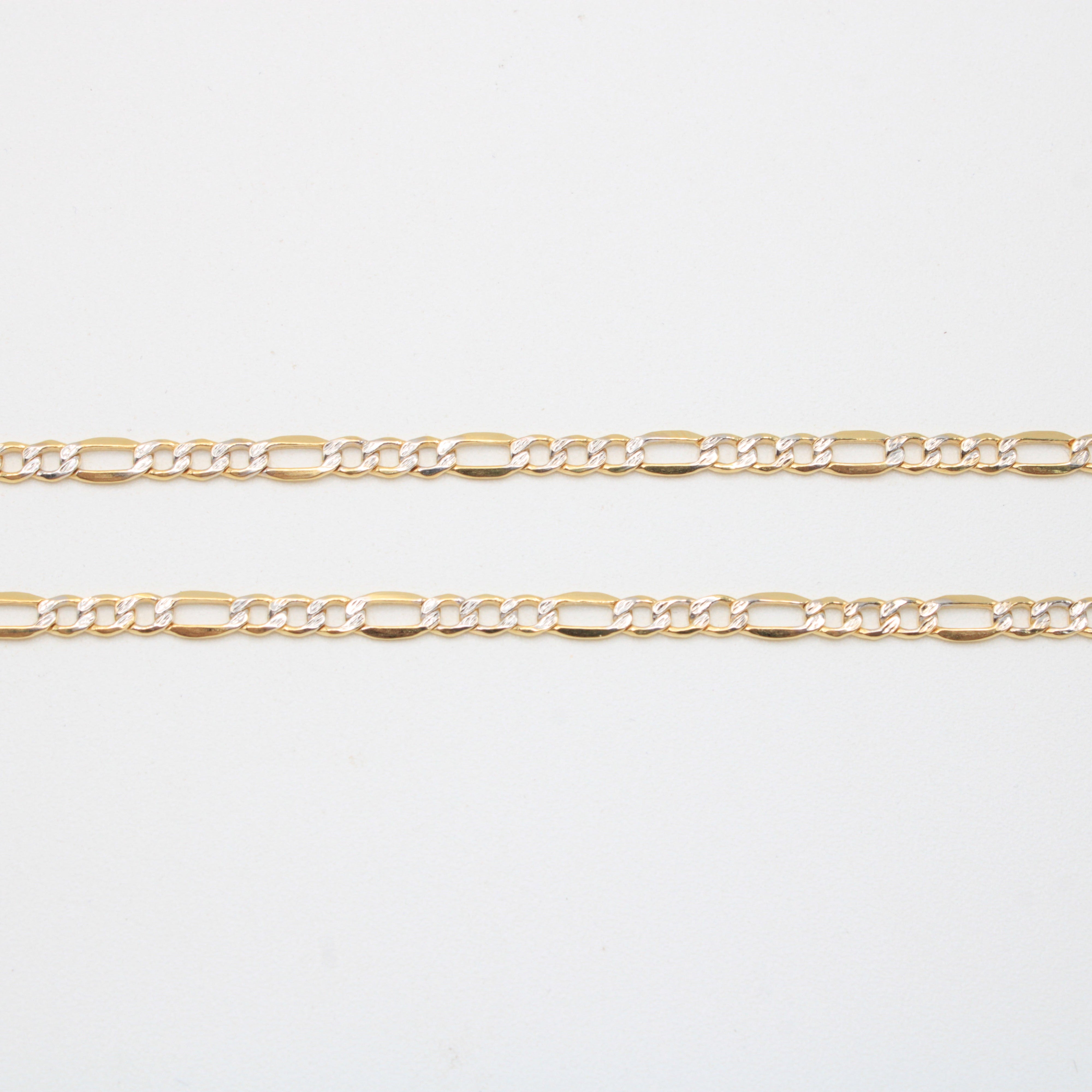 Cadena de 14k de Tejido 3x1 mod. 10923
