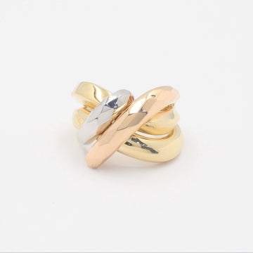 Anillo de Oro 14k Florentino con Diseño Entrelazado mod. 9988