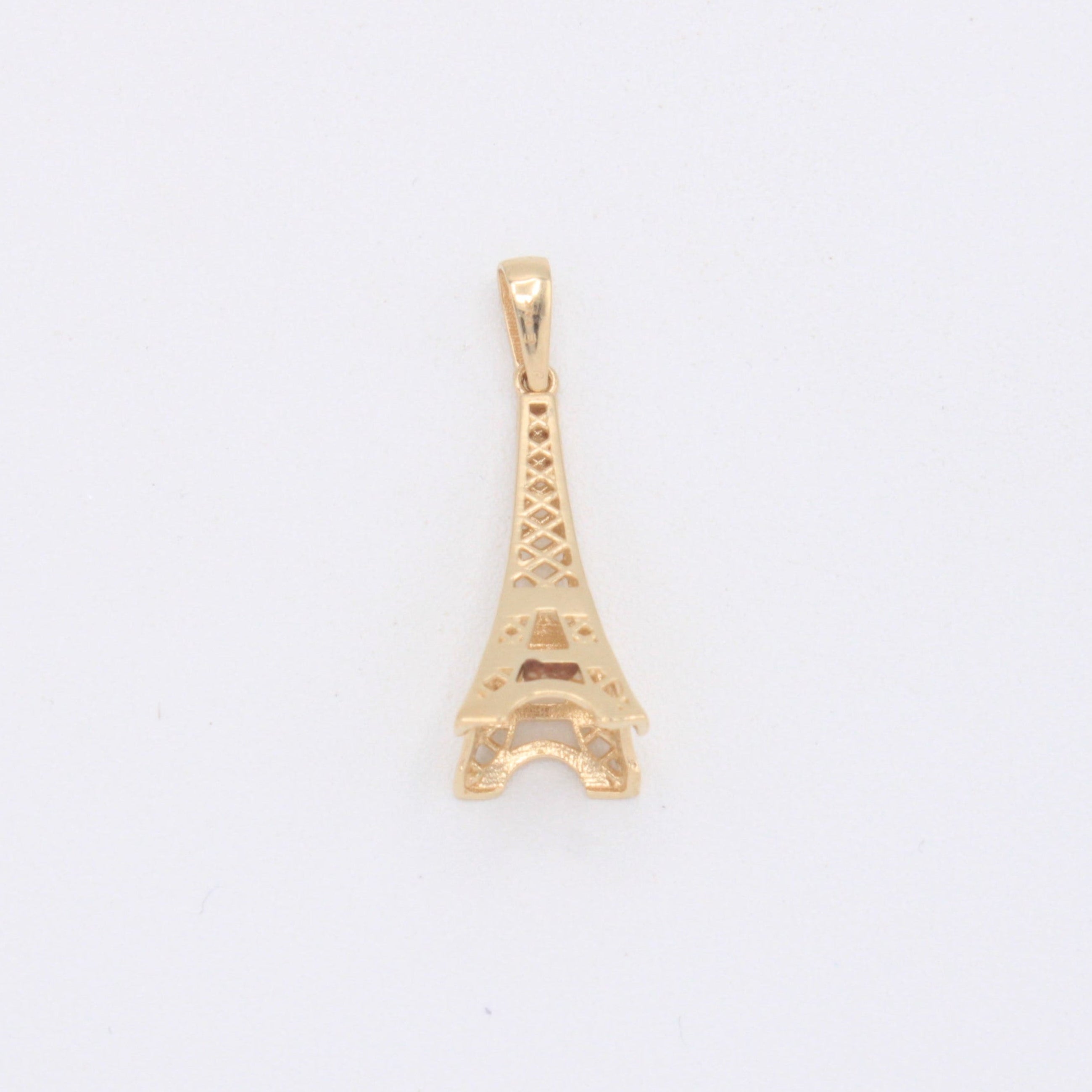 Dije de Oro 14k Torre Eiffel Elegante mod. 10938