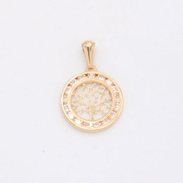 Dije de Oro 14k Arbol de la Vida con Zirconias mod. 10941