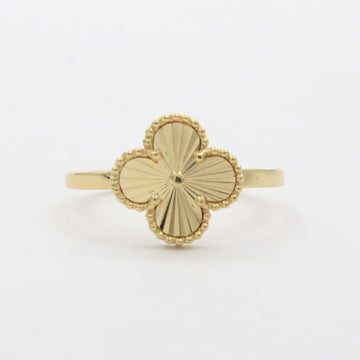 Anillo de Oro 14k con Trébol Diamantado mod. 10455