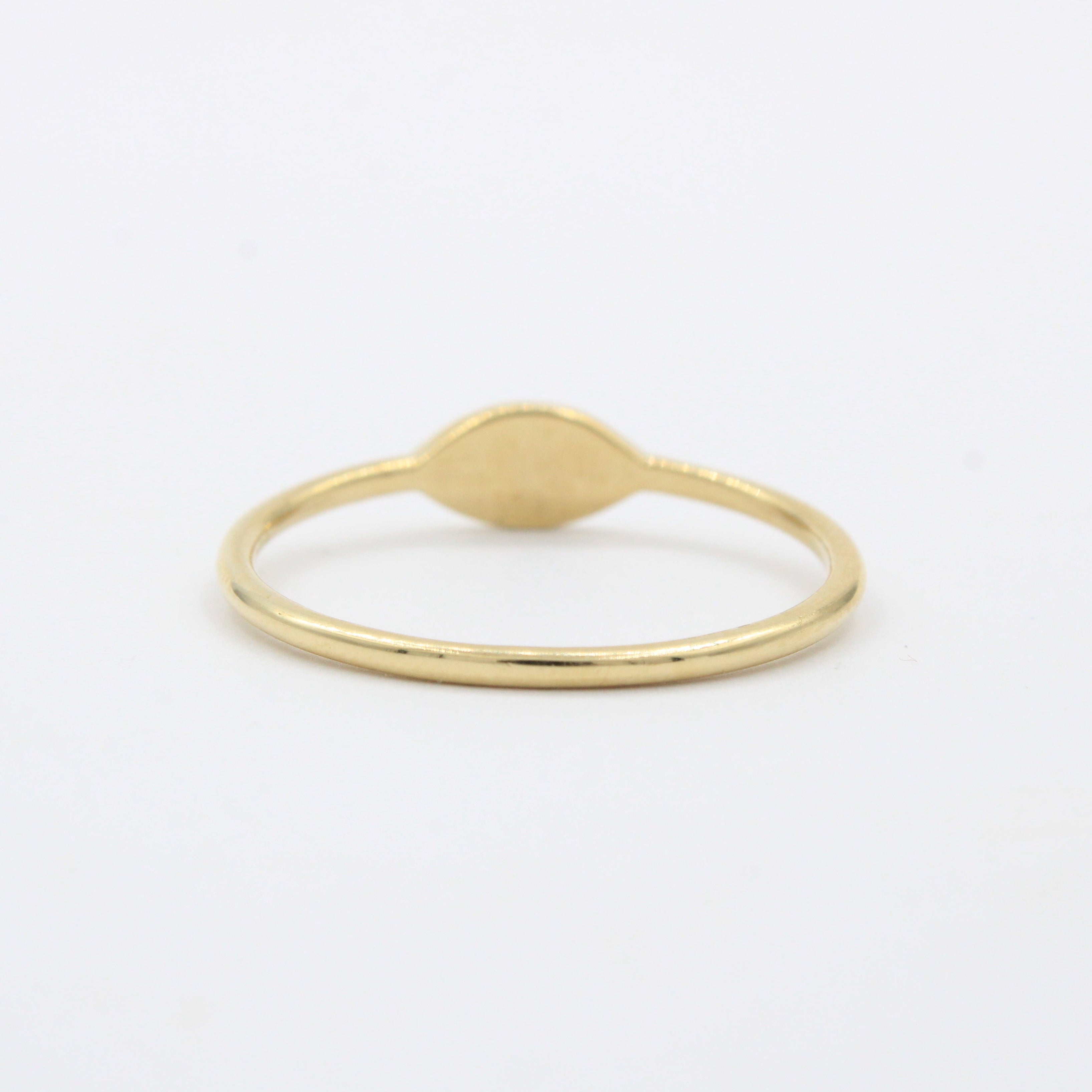 Anillo de Oro 14k Ojo Turco Azul mod. 10456
