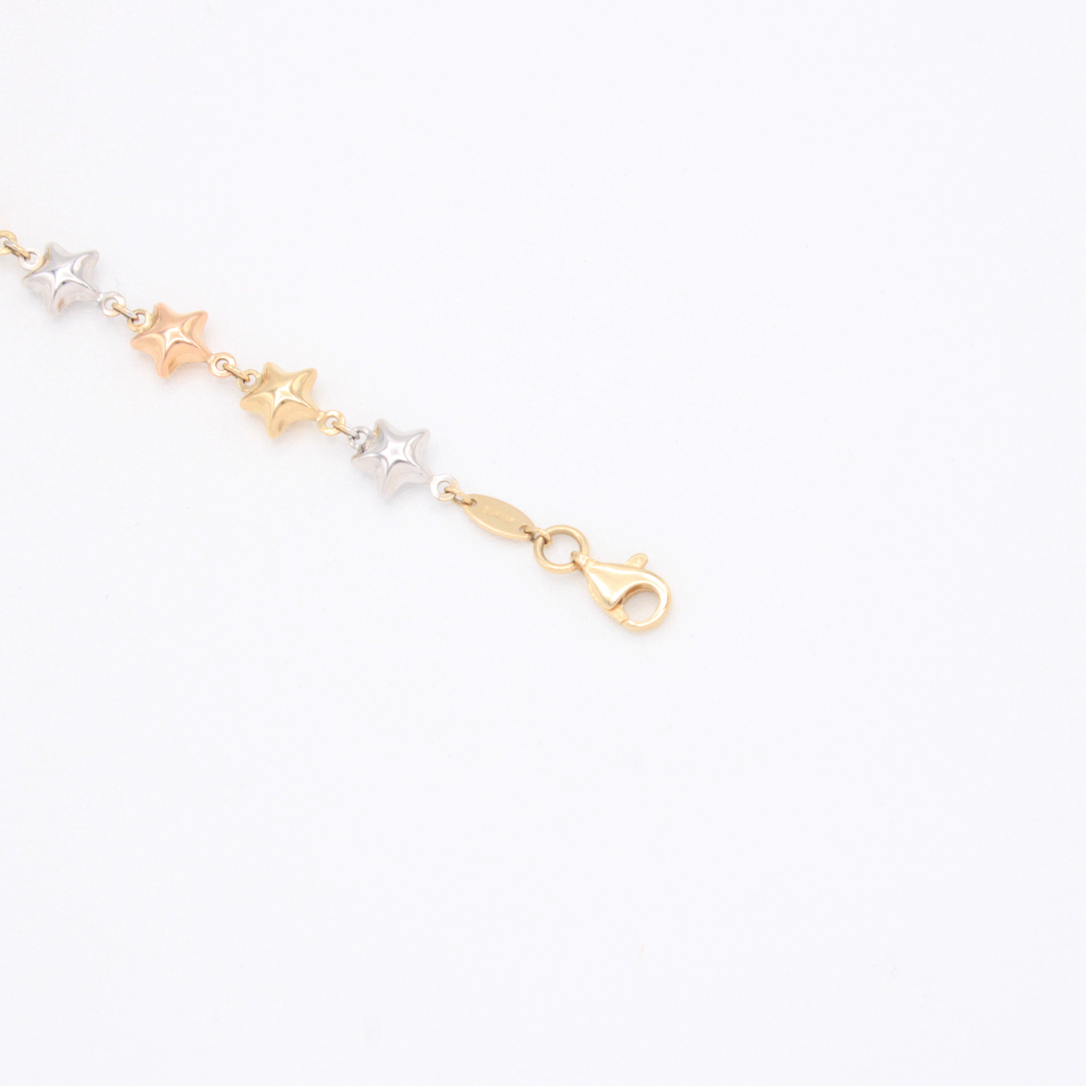 Pulsera de Oro 14k Estrellas Florentinas mod. 10947