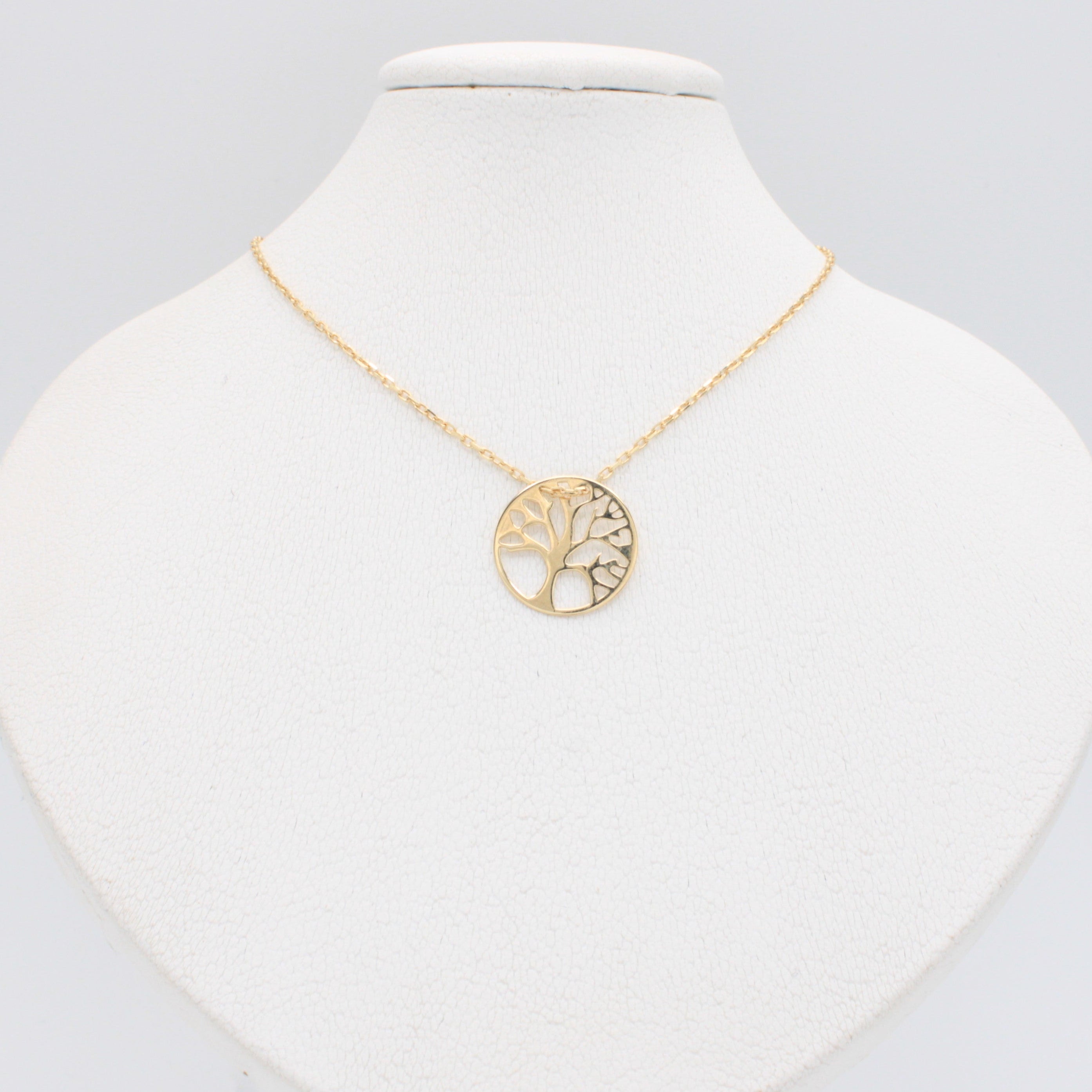 Gargantilla de Oro 14k Diseño Arbol de la Vida mod. 10952