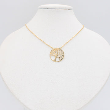 Gargantilla de Oro 14k Diseño Arbol de la Vida mod. 10952