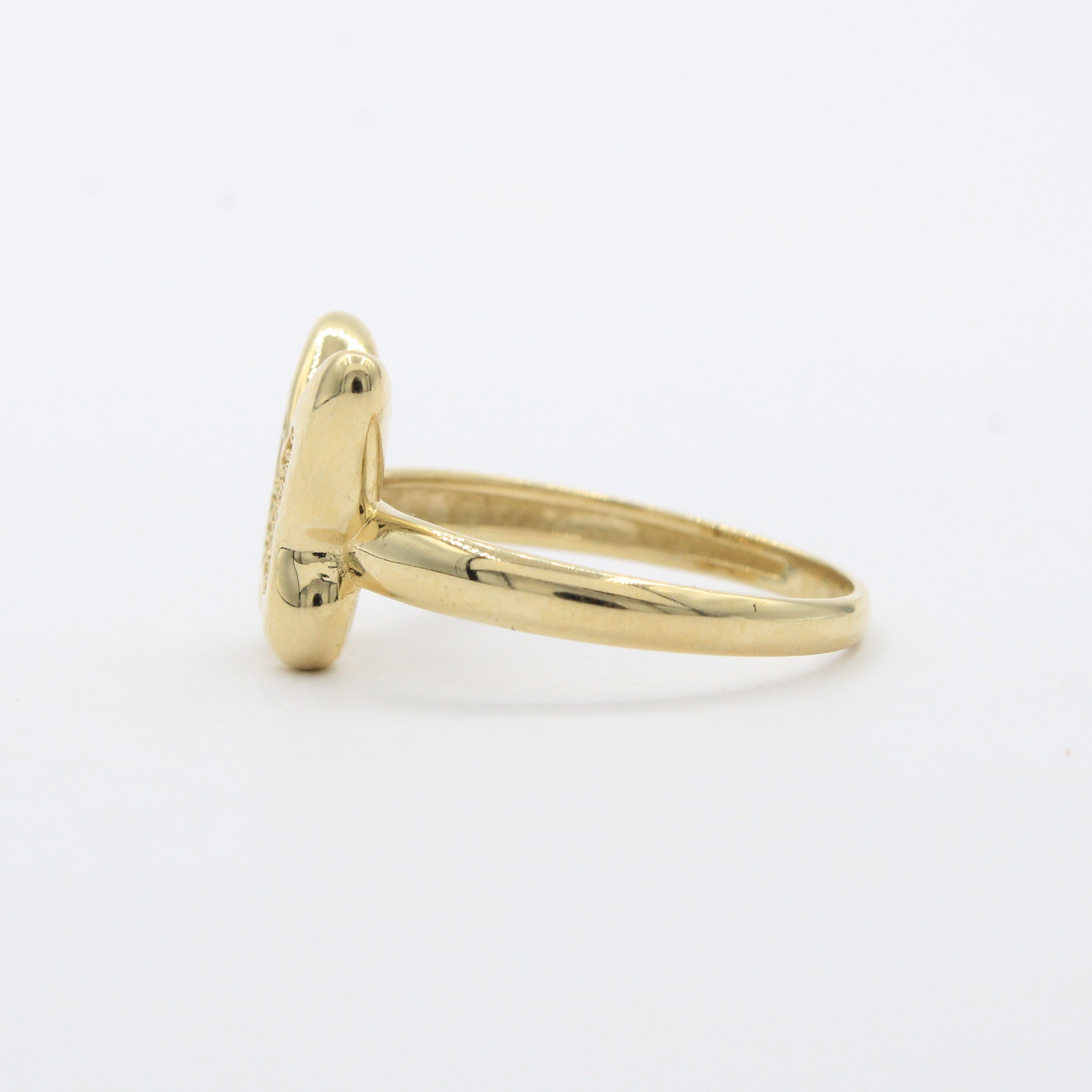 Anillo de Oro 14k Mariposa Brillante Detallada con Zirconias mod. 10470