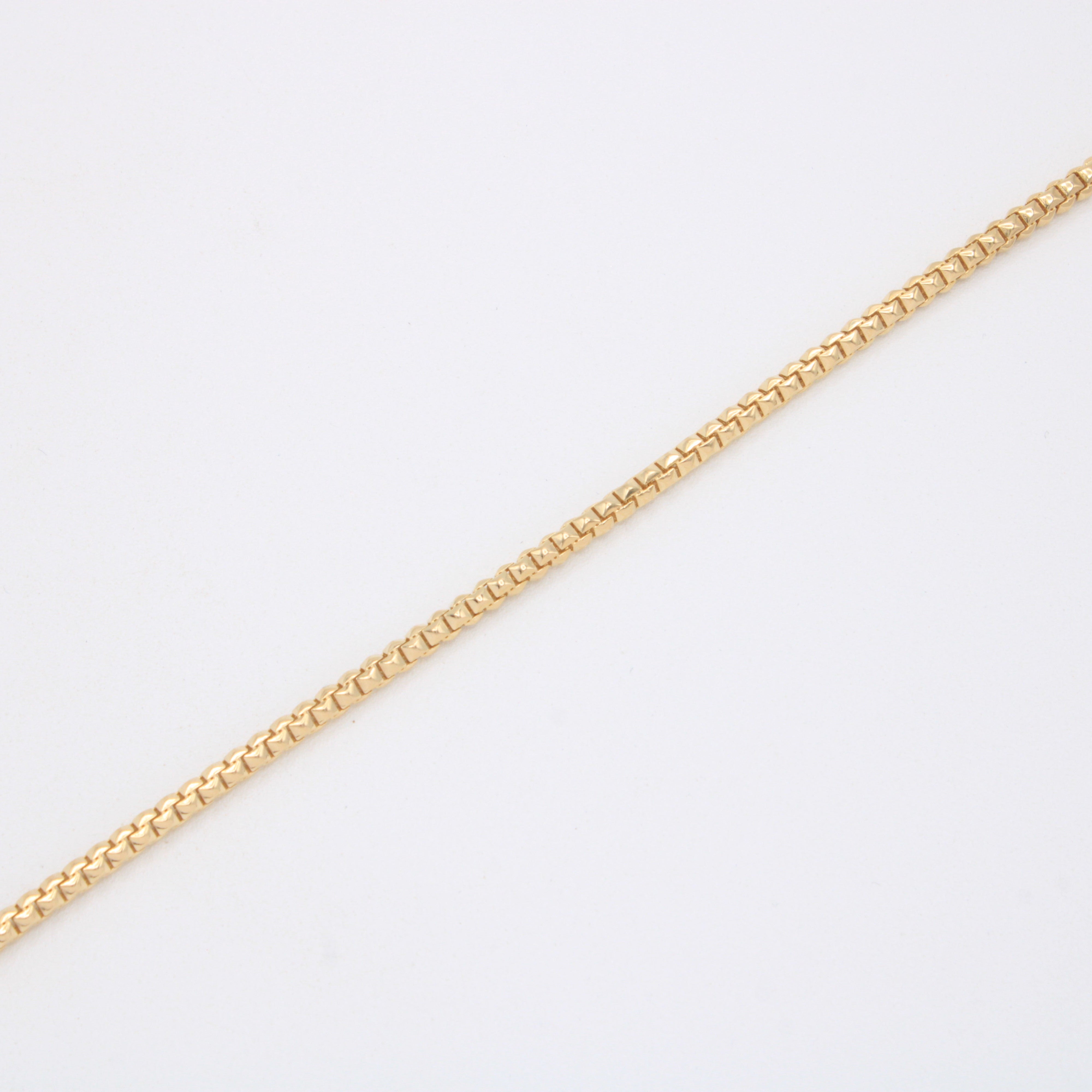 Pulsera de Oro 14k Monaco Modelo Cube con Broche Pavé mod. 10997