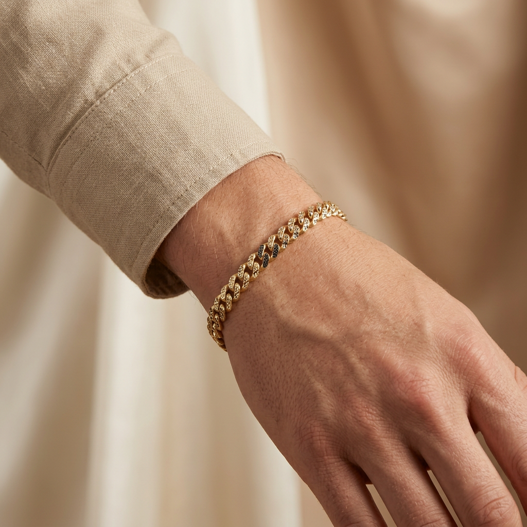 Pulsera de Oro 14k Monaco Edge Flex mod. 10994