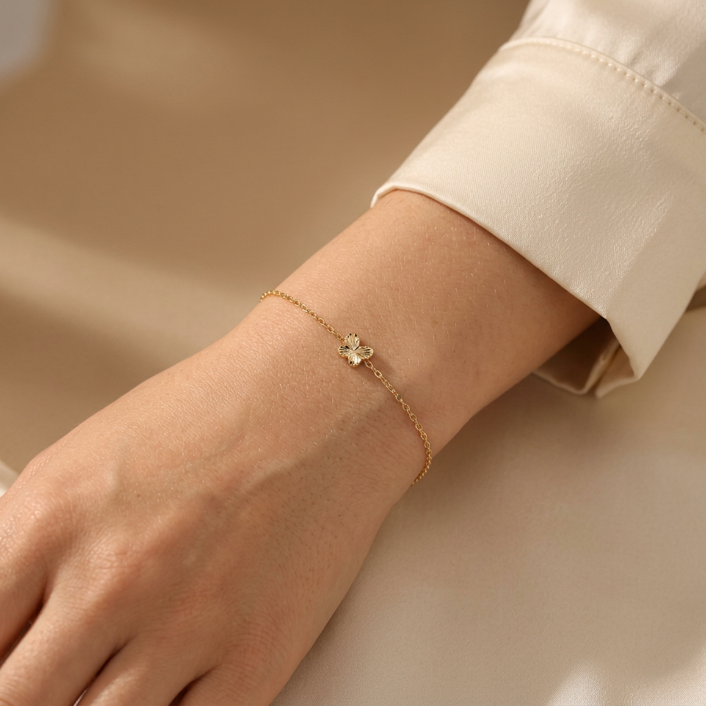 Pulsera de Oro 14k de Una Mariposa mod. 11044