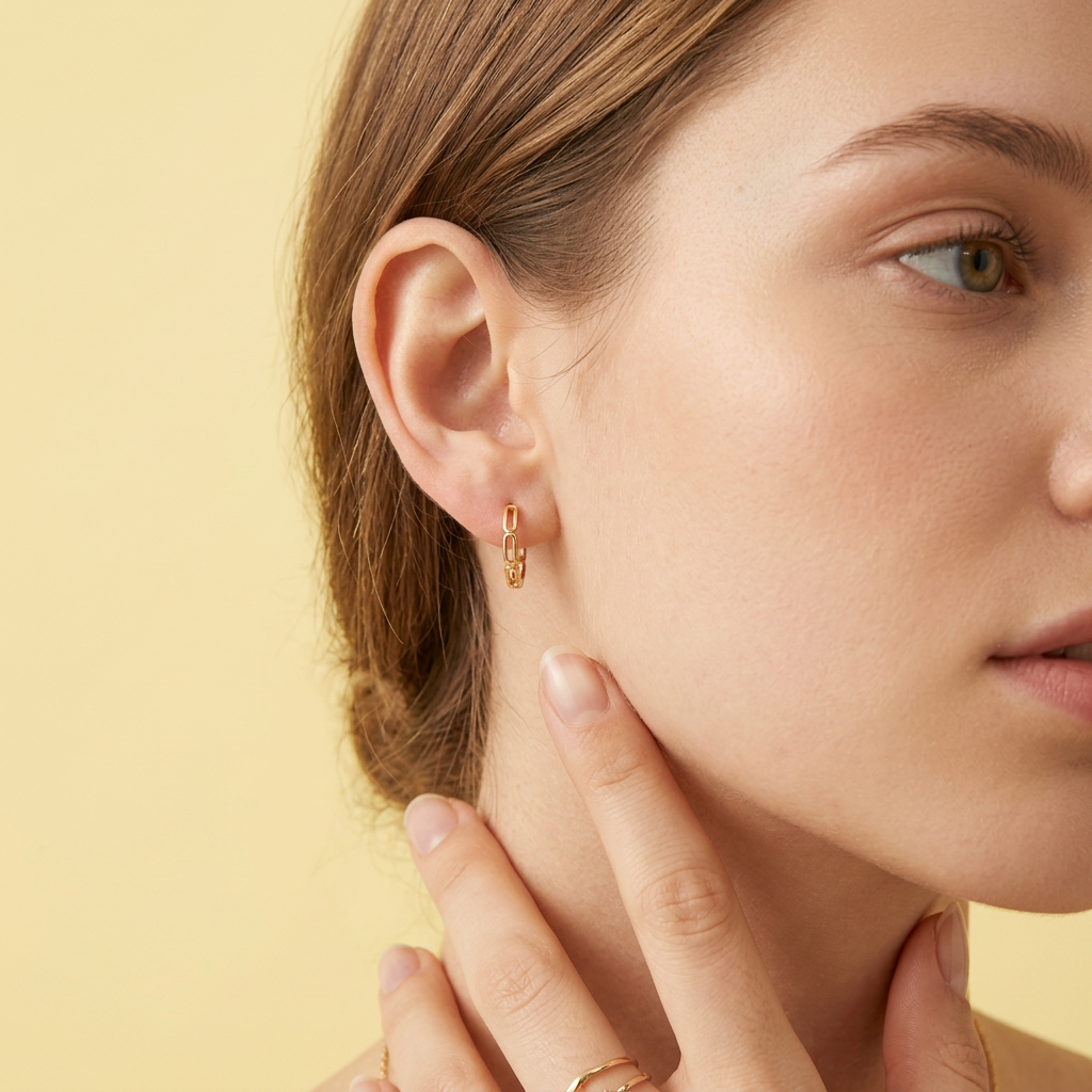 Grapa de Oro 14k Geometricas Elegantes mod. 10985