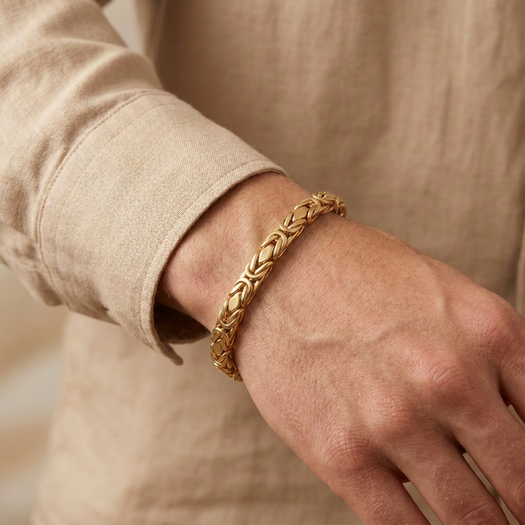 Pulsera de Oro 14k Monaco Modelo Rey mod. 10998