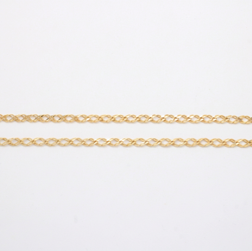 Cadena de 14k de Tejido Espiga Especial gruesa mod. 10920