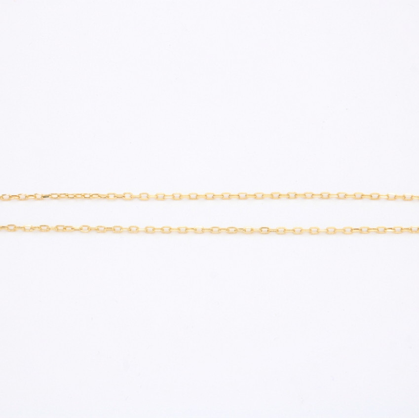 Cadena de 14k de Tejido Clip Pequeño mod. 10919