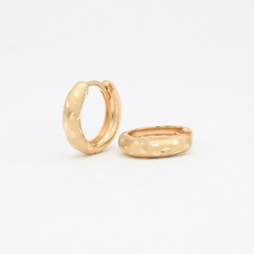 Grapa de Oro 14k Matte con Detalles Brillantes mod. 10984