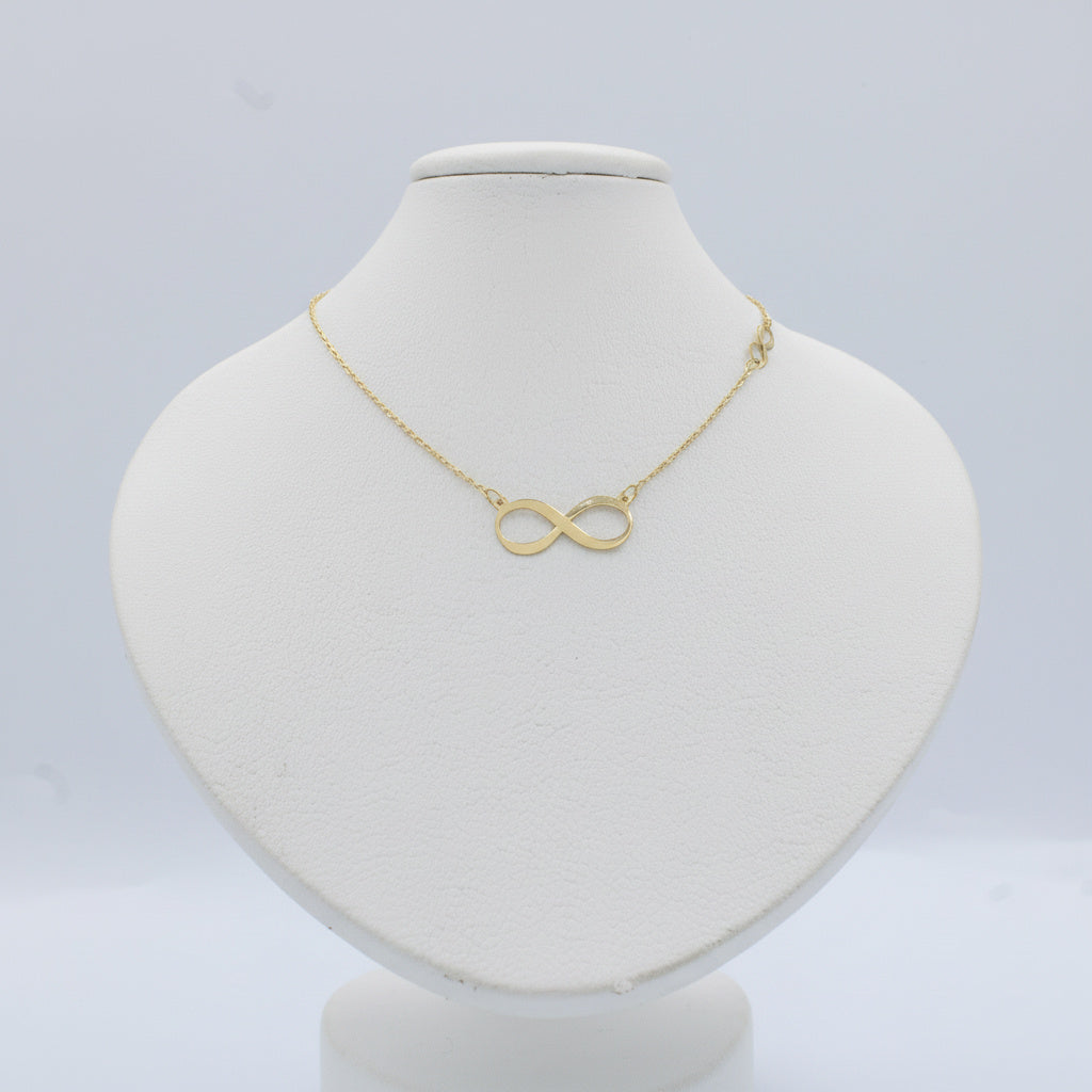 Gargantilla de Oro 14k Diseño Infinito mod. 10069
