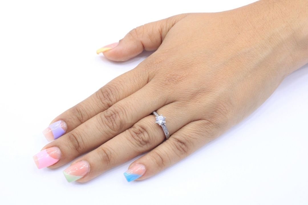 Anillo de compromiso mod. 2090 - Joyería Orovel’s