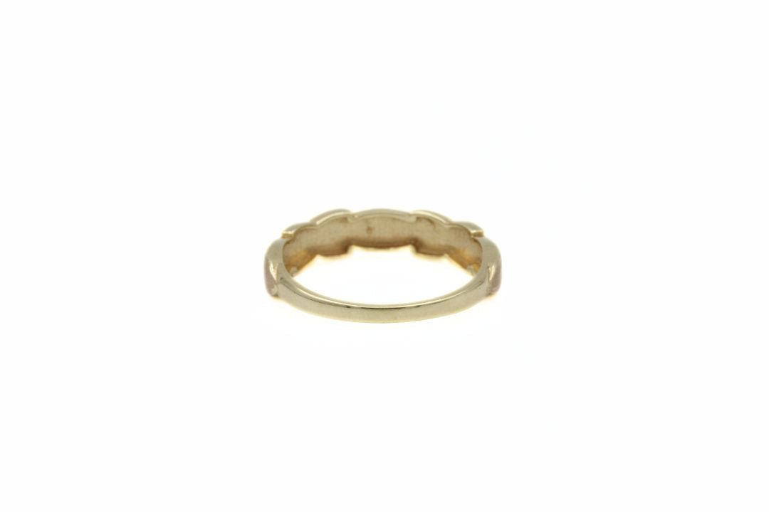 Anillo de Diseño XOXO en Oro Florentino mod. 6384 - Joyería Orovel’s
