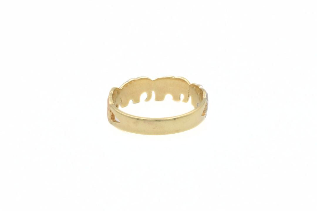Anillo de Elefantes de Oro Florentino mod. 6316 - Joyería Orovel’s