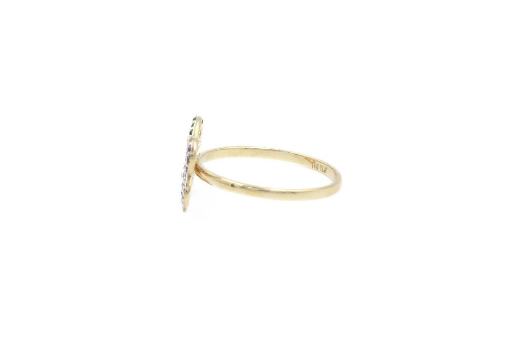 Anillo de Libélula con Zirconias de Colores mod. 6077 - Joyería Orovel’s