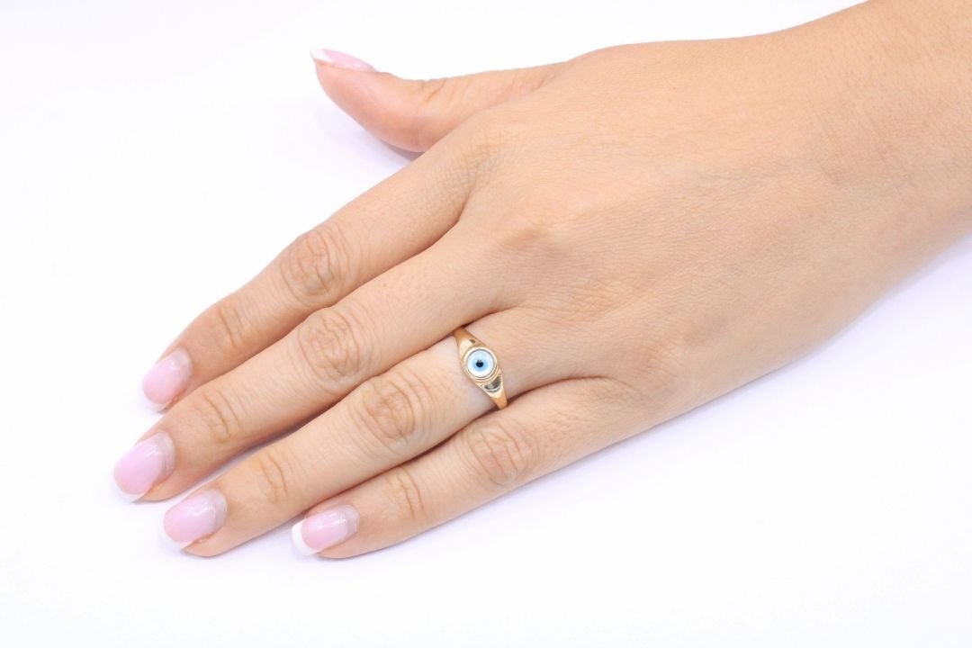 *Anillo de Ojo turco mod. 3274 - Joyería Orovel’s