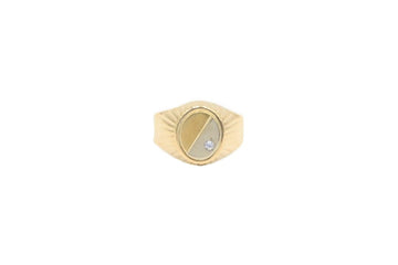Anillo de Sello Ovalado mod. 5034 - Joyería Orovel’s