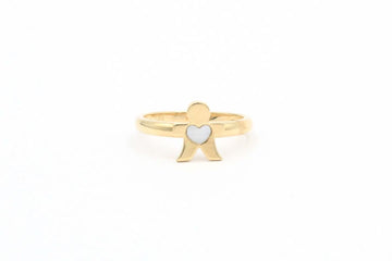 *Anillo en Forma de Niño con Madre Perla mod. 0715 - Joyería Orovel’s