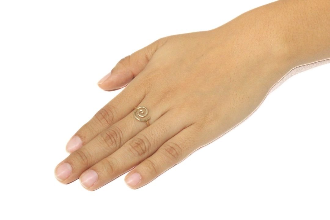 Anillo Espiral Estilo Tubular mod. 5897 - Joyería Orovel’s