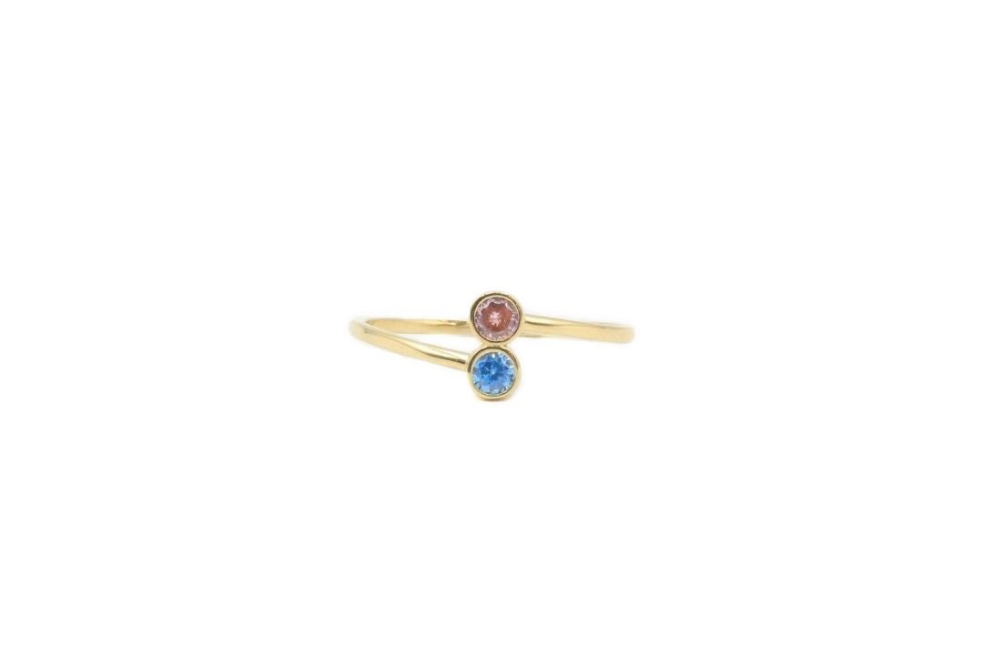 Anillo Tú y Yo mod. 5079 - Joyería Orovel’s