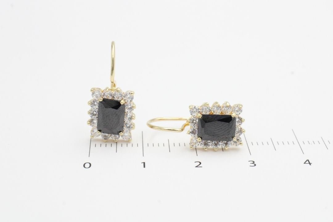 Arete con Piedra mod. 2497 - Joyería Orovel’s