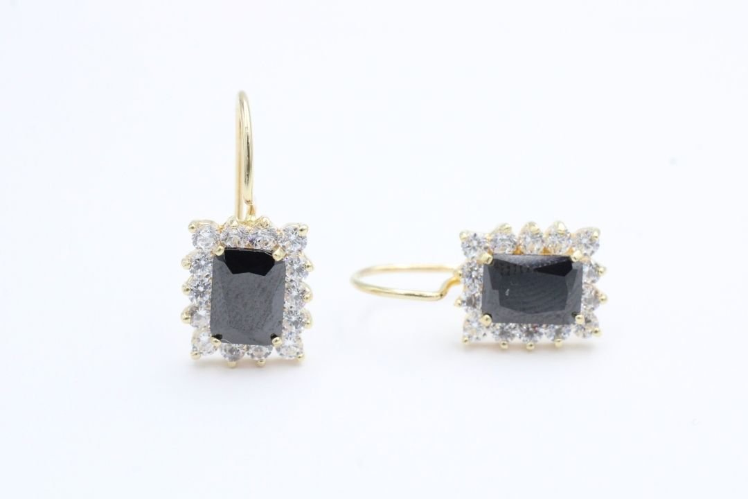 Arete con Piedra mod. 2497 - Joyería Orovel’s