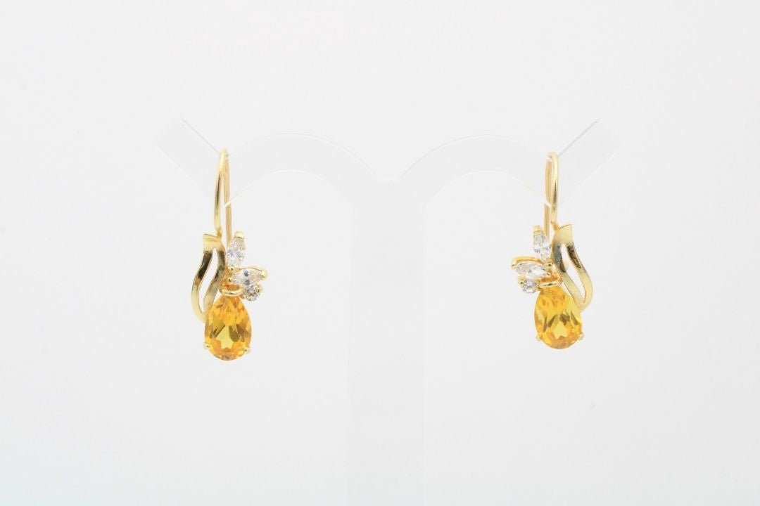 Arete con Piedra mod. 2852 - Joyería Orovel’s