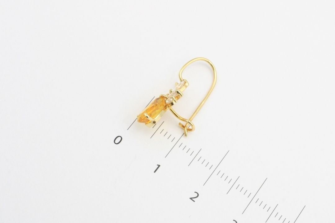Arete con Piedra mod. 2852 - Joyería Orovel’s