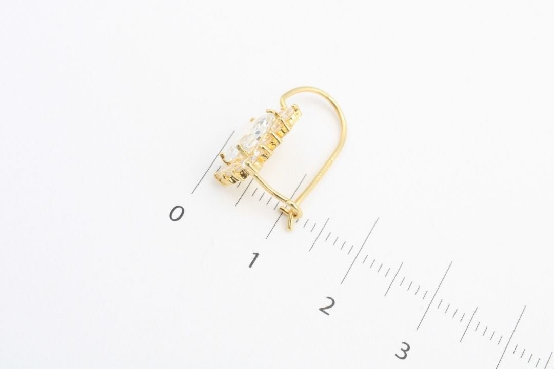 Arete con Piedra mod. 2853 - Joyería Orovel’s