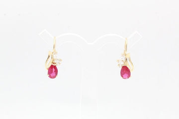 Arete con Piedra mod. 3433 - Joyería Orovel’s