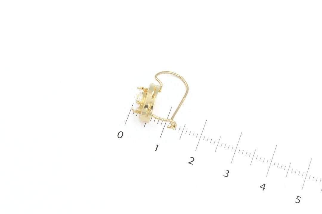 Arete con Zirconia Brillante mod. 6294 - Joyería Orovel’s