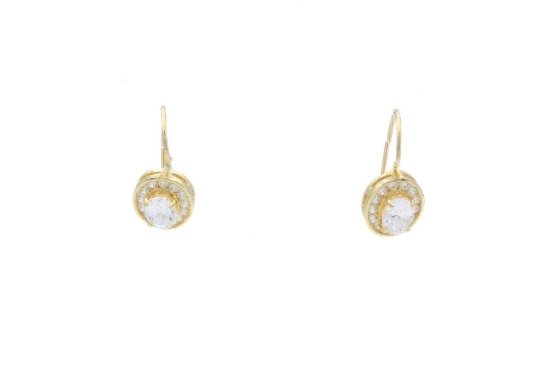 Arete con Zirconia Brillante mod. 6294 - Joyería Orovel’s