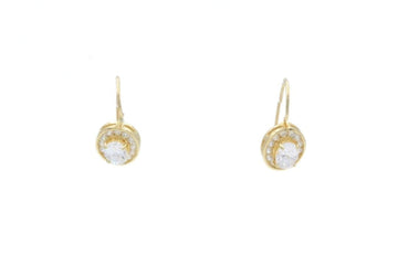 Arete con Zirconia Brillante mod. 6294 - Joyería Orovel’s