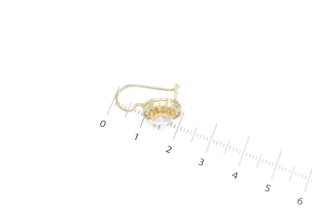 Arete con Zirconia Brillante mod. 6294 - Joyería Orovel’s