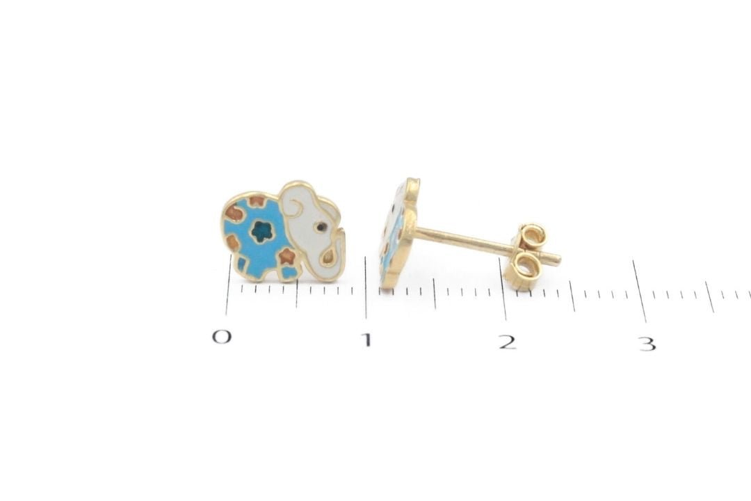 Arete de Elefante Esmaltado en Diferentes Colores mod. 6184 - Joyería Orovel’s