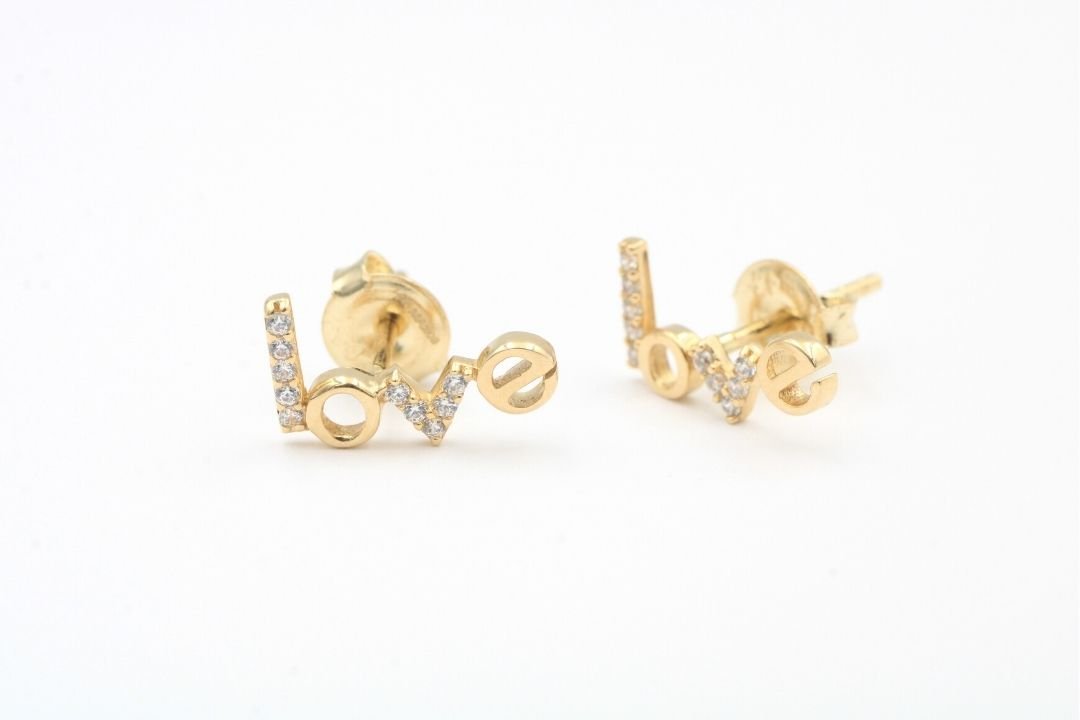 Arete de Oro 14k mod. 3330 - Joyería Orovel’s