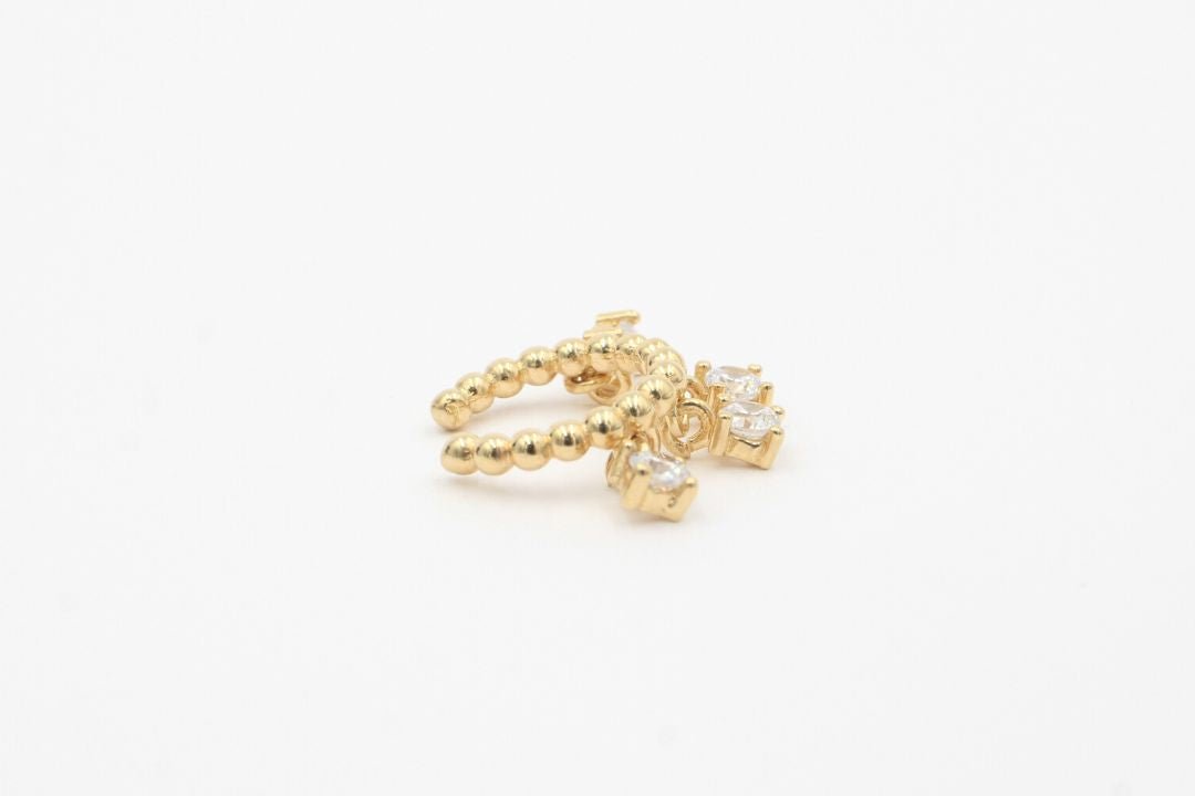 Arete de Oro 14k mod. 3797 - Joyería Orovel’s
