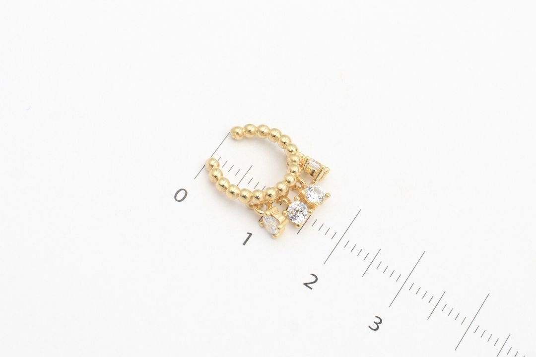 Arete de Oro 14k mod. 3797 - Joyería Orovel’s