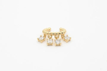 Arete de Oro 14k mod. 3797 - Joyería Orovel’s