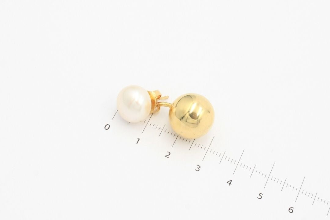 Arete de Oro 14k mod. 3855 - Joyería Orovel’s