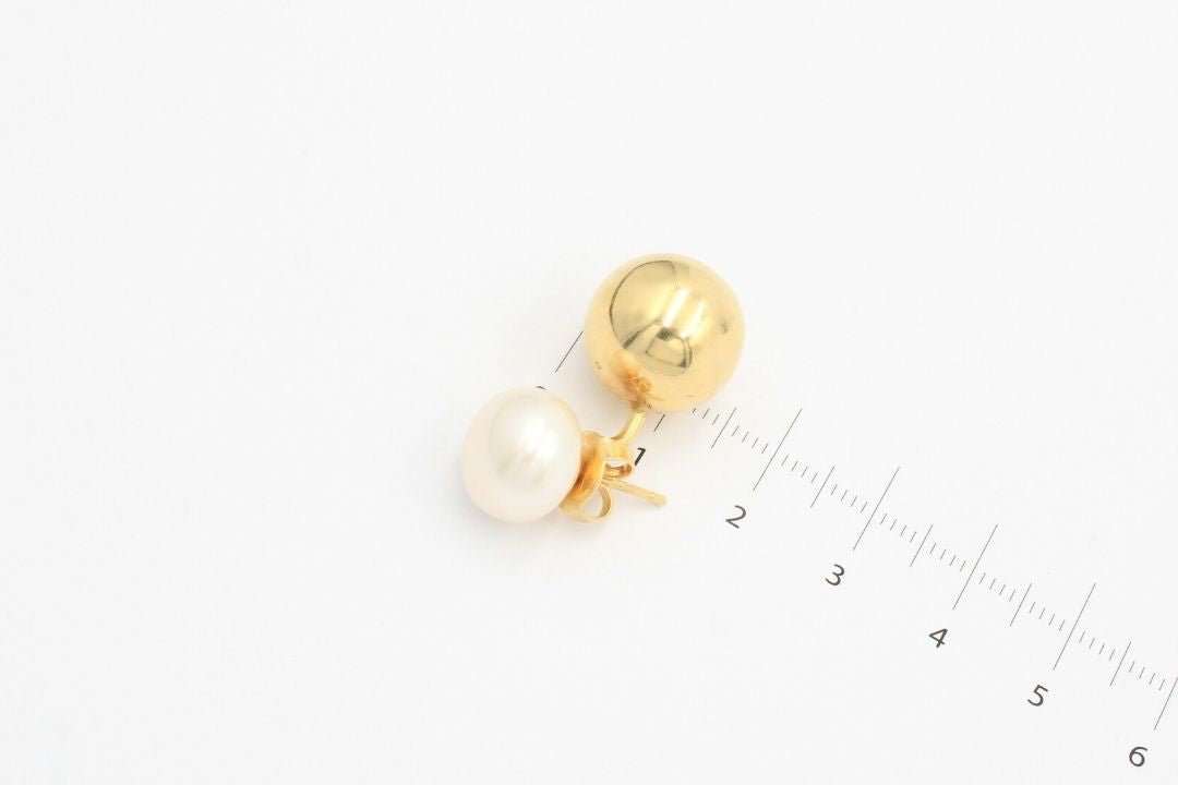 Arete de Oro 14k mod. 3855 - Joyería Orovel’s