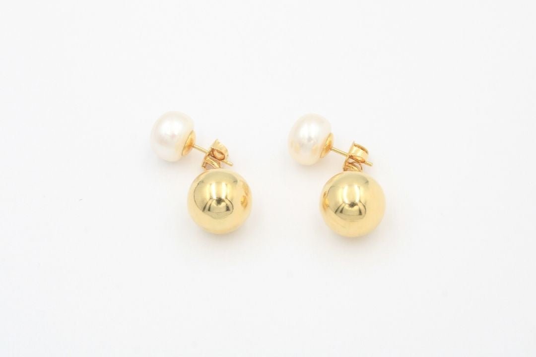 Arete de Oro 14k mod. 3855 - Joyería Orovel’s