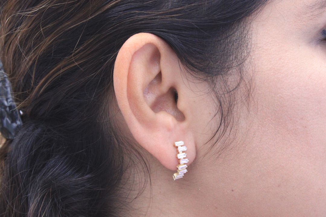 Arete de Oro 14k mod. 3887 - Joyería Orovel’s